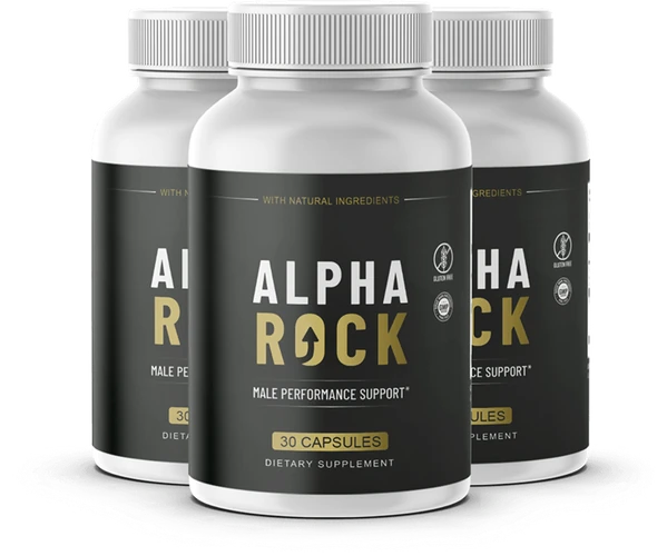 Alpha Rock three bottle package, 90-day supply